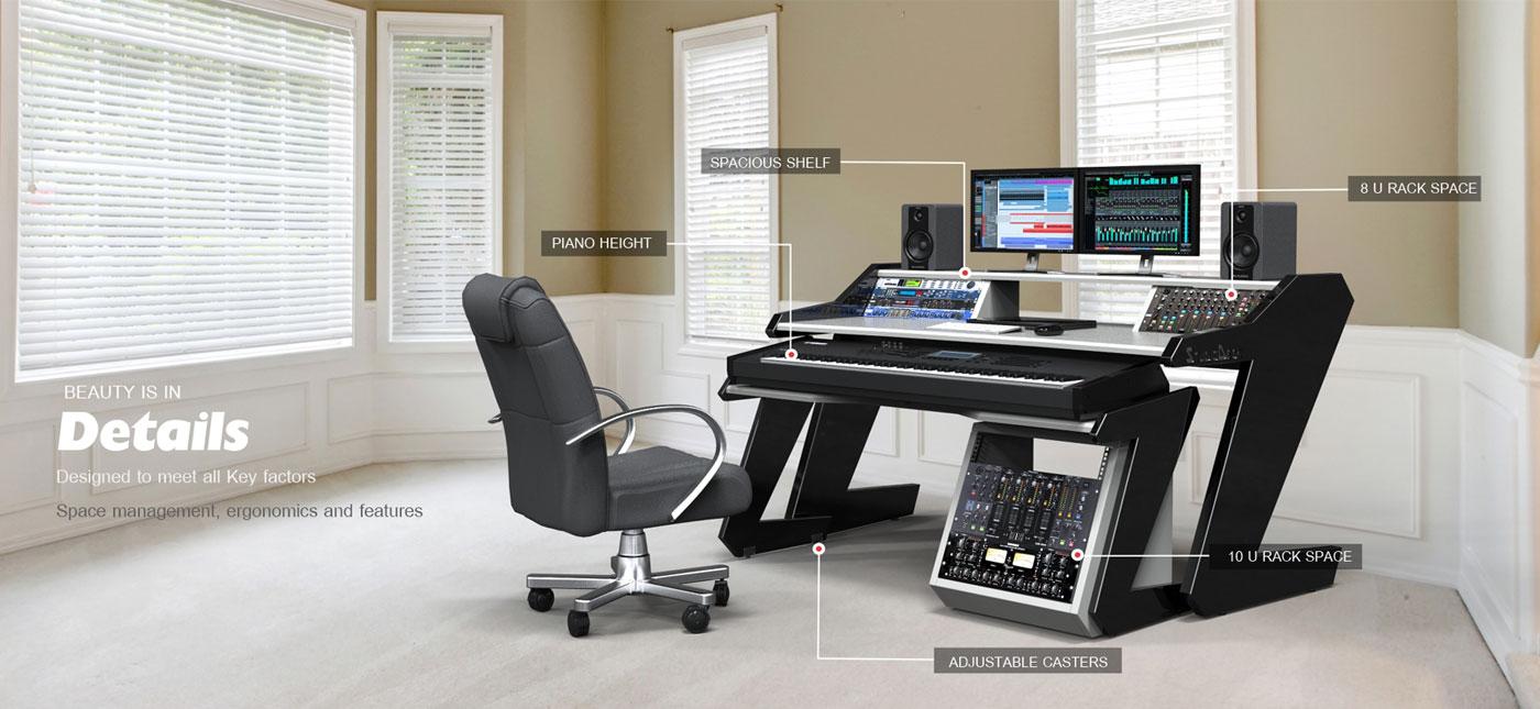 recording workstation furniture