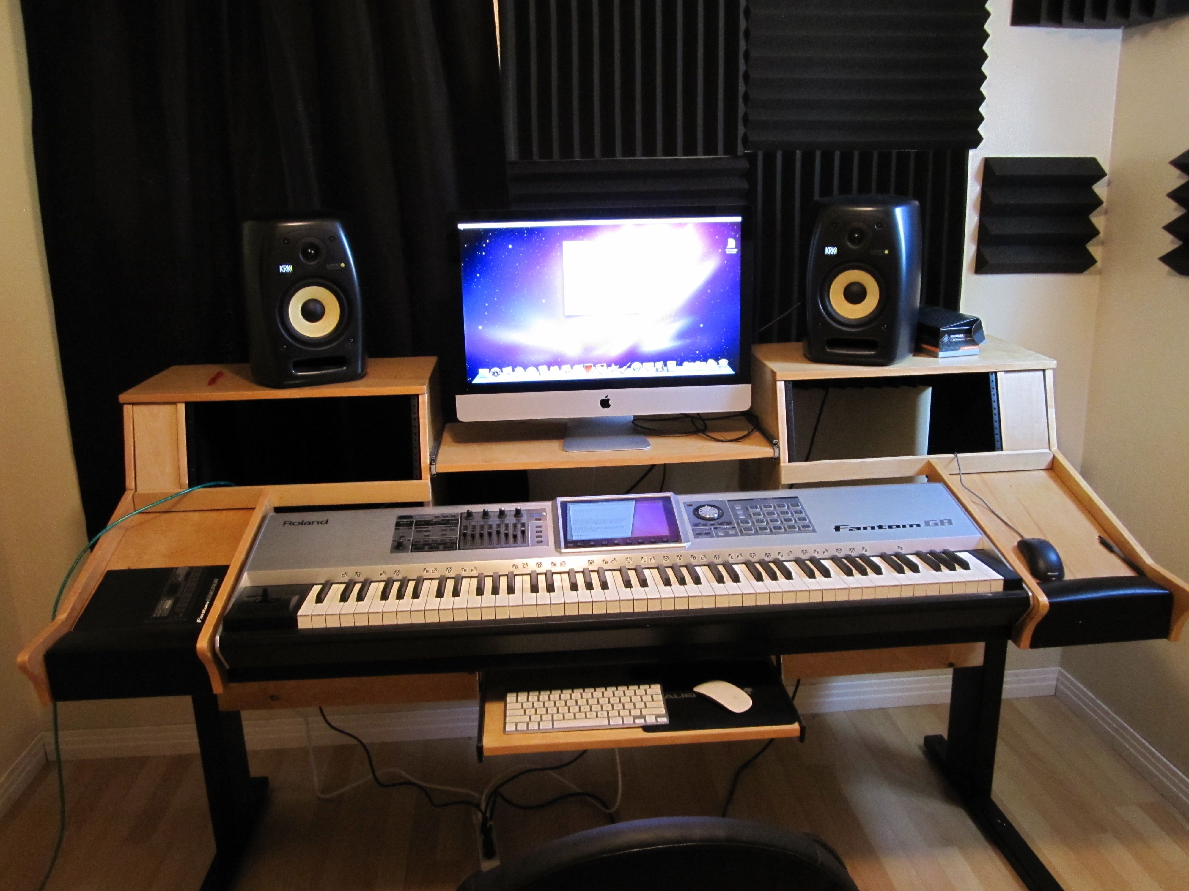 recording workstation furniture